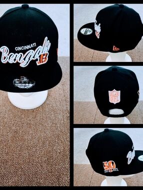 CINCINNATI BENGALS NFL FOOTBALL SNAPBACK HAT.